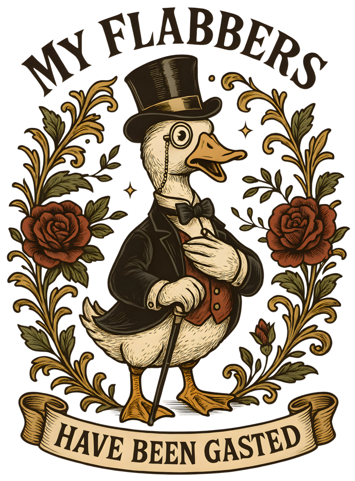 My Flabbers Have Been Gasted – Top Hat Goose