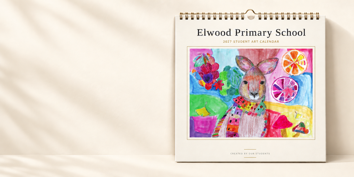 2027 Elwood Primary Student Art Calendar